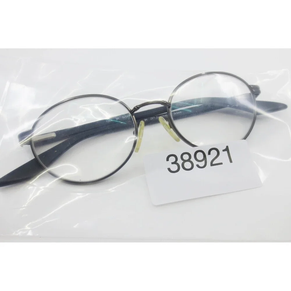 3M Z87-2+ Charcoal Round Safety Glasses Frames 730A 50-18 145mm Grey Eyewear